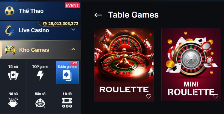 Màn hình cược Roulette chuyên nghiệp