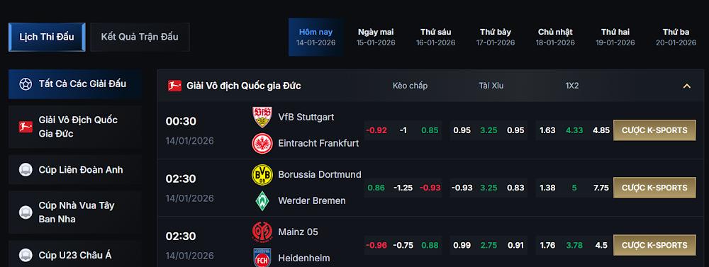 Tỷ lệ thưởng cá cược bóng đá Zo88 cao
